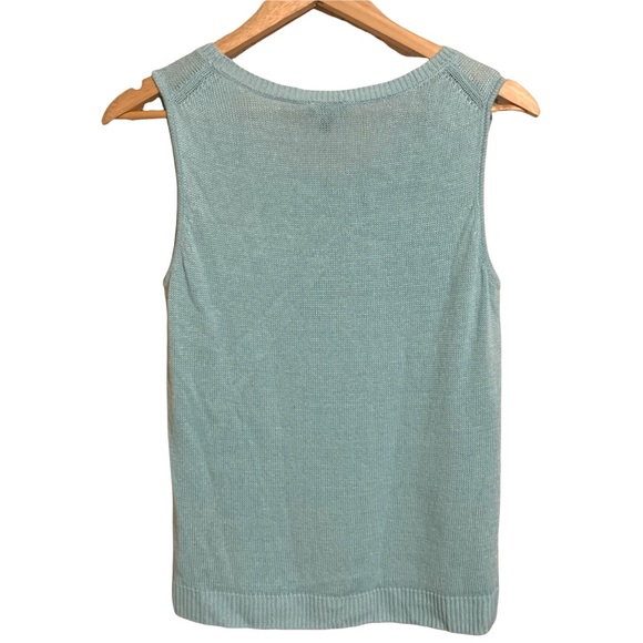 Talbots Soft Linen Light Turquoise Shell MP - Picture 3 of 5